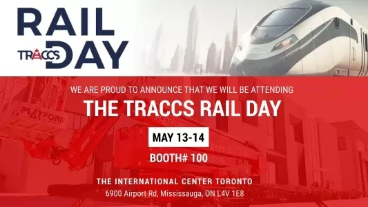 Platform Basket attending the TRACCS RAIL DAY at the International Center Toronto